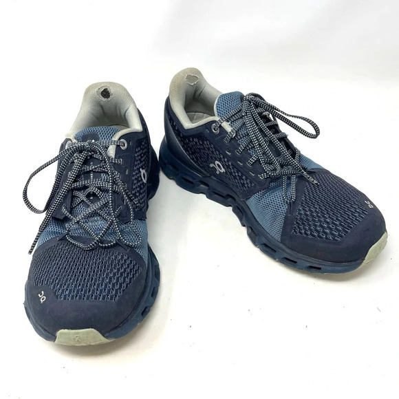 On Running Cloudstratus Running Shoes Navy / Dust Size 6.5‎ - Picture 2 of 13
